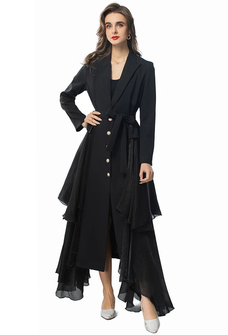 COAT STYLE - SY1401-jacket-onlinemarkat-Black-S - US 4-onlinemarkat