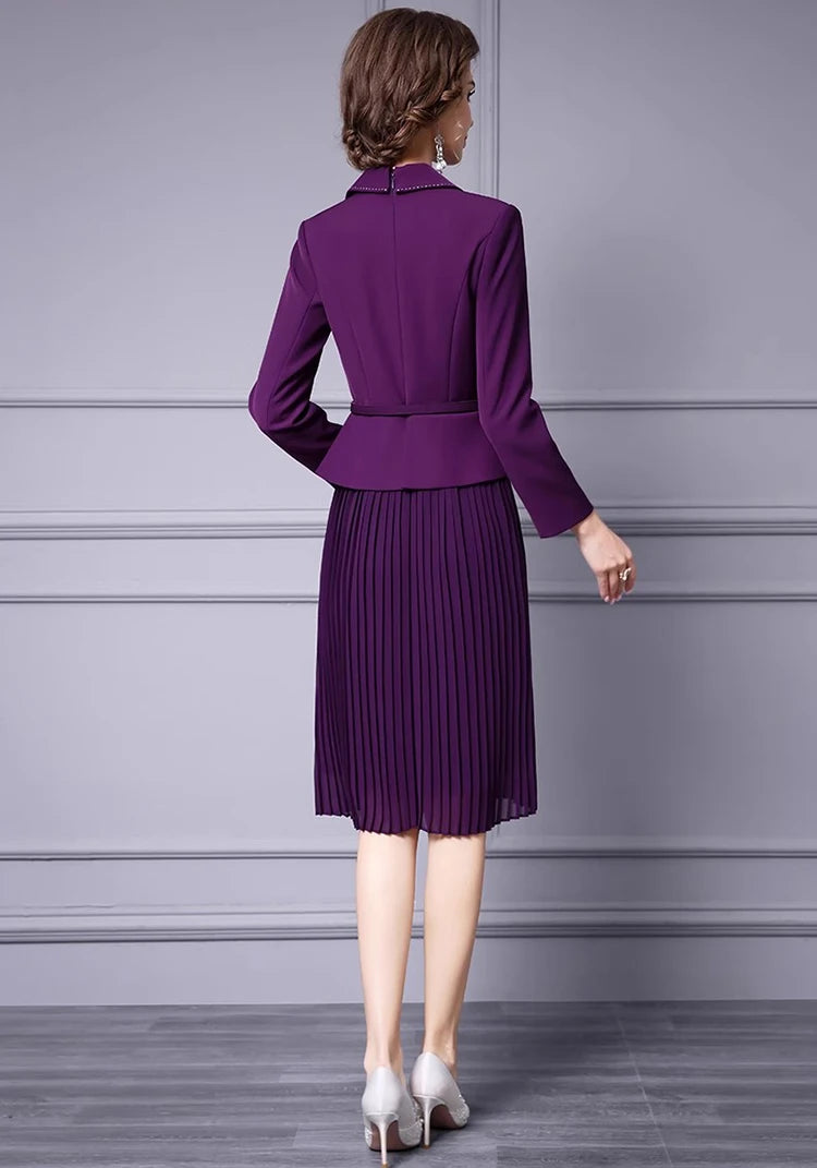 DRESS STYLE - SY1391-short dress-onlinemarkat-Purple-XS - US 2-onlinemarkat