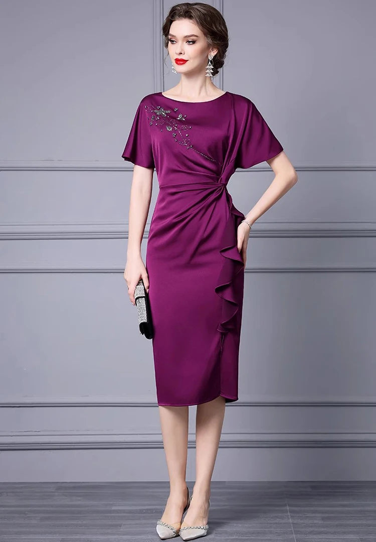 DRESS STYLE - SY1152-Midi Dress-onlinemarkat-Purple-XS - US 2-onlinemarkat