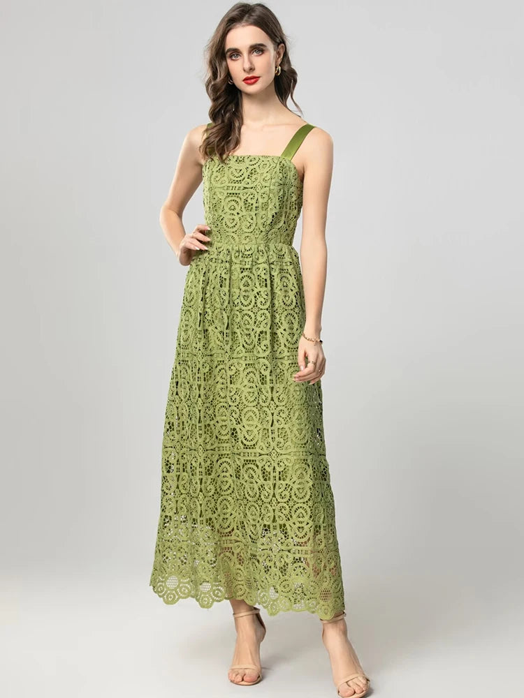 DRESS STYLE - SY1923-maxi dress-onlinemarkat-XS - US 2-green-onlinemarkat