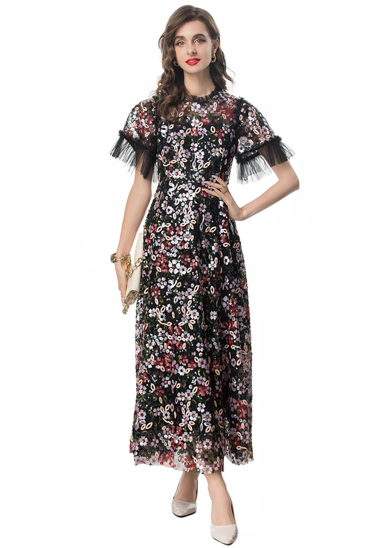 DRESS STYLE - SY1302-maxi dress-onlinemarkat-black-XS - US 2-onlinemarkat