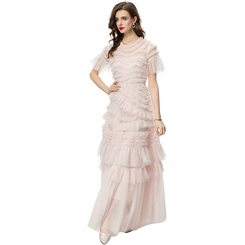 DRESS STYLE - SY888-maxi dress-onlinemarkat-Pink-XS - US 2-onlinemarkat