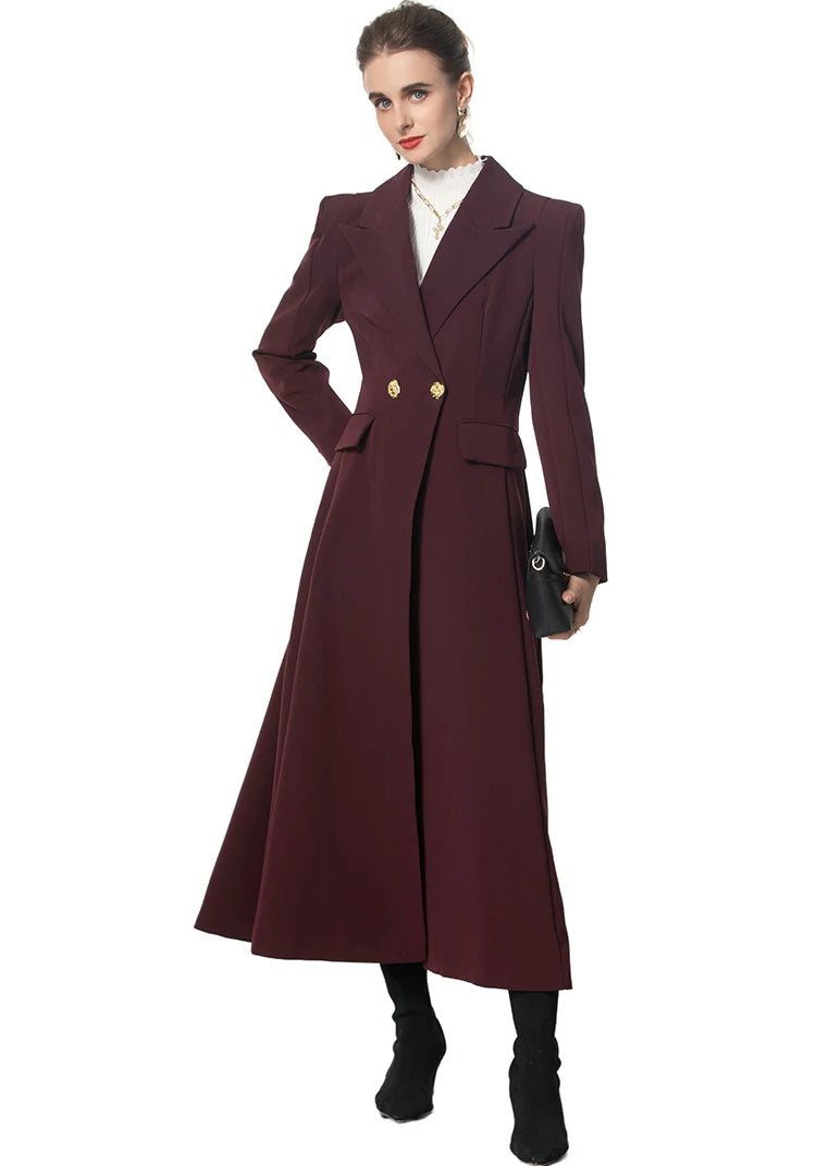 COAT STYLE - SY1666-jacket-onlinemarkat-Brown-XS - US 2-onlinemarkat