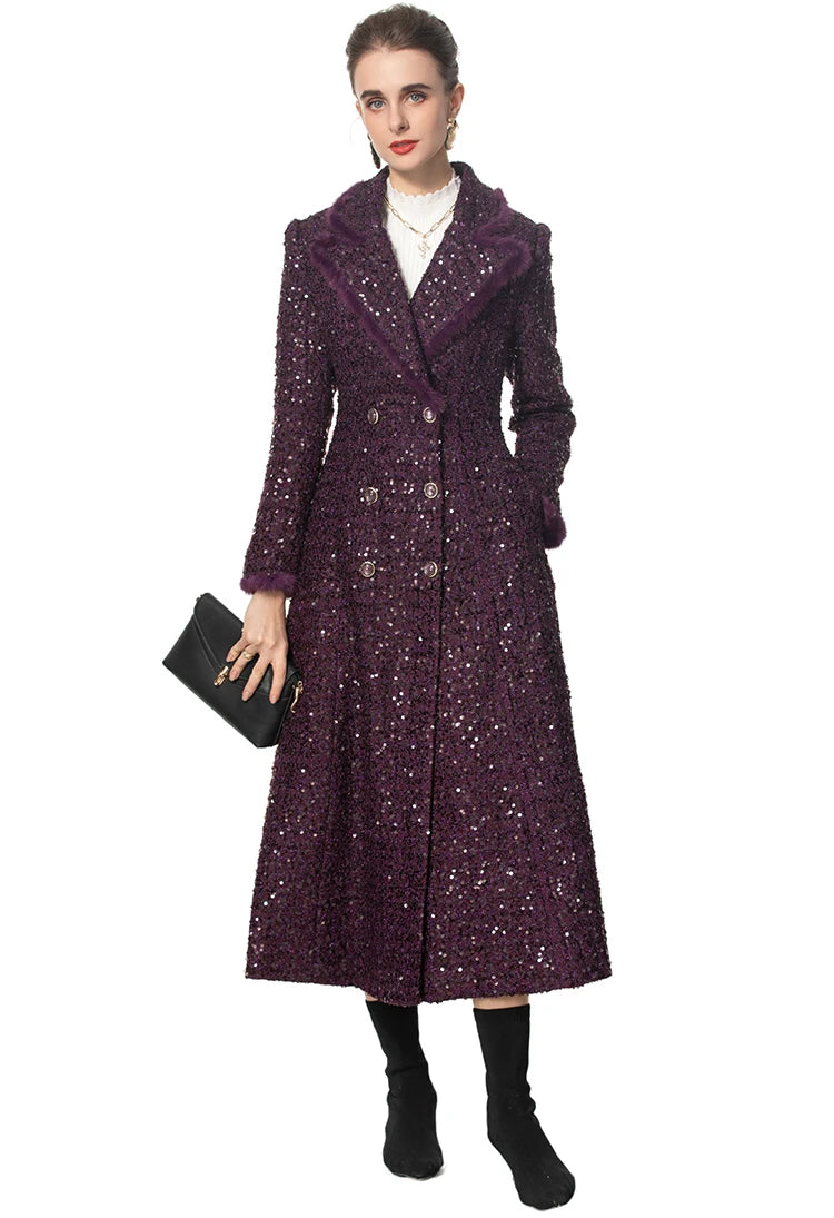 COAT STYLE - SY1667-jacket-onlinemarkat-PURPLE-XS - US 2-onlinemarkat