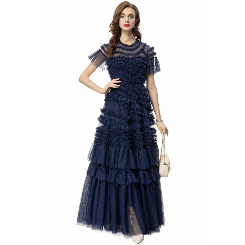 DRESS STYLE - SY888-maxi dress-onlinemarkat-Navy Blue-XS - US 2-onlinemarkat