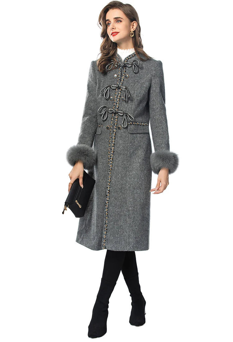 COAT STYLE - SY1414-jacket-onlinemarkat-GRAY-XS - US 2-onlinemarkat