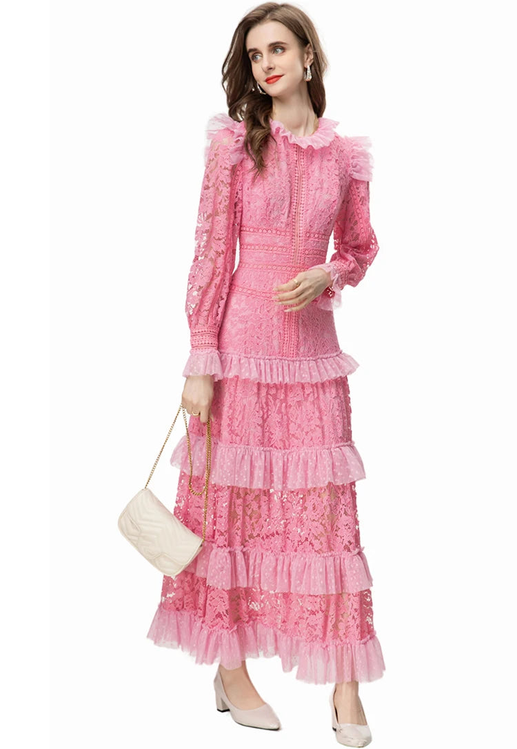 DRESS STYLE - SY937-maxi dress-onlinemarkat-Pink-XS - US 2-onlinemarkat