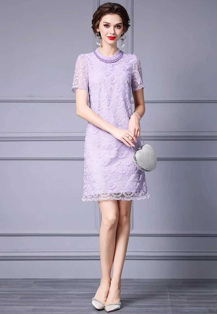 DRESS STYLE - SY1258-short dress-onlinemarkat-Light Purple-S - US 4-onlinemarkat