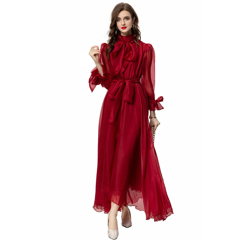 DRESS STYLE - SY824-maxi dress-onlinemarkat-Red-XS - US 2-onlinemarkat