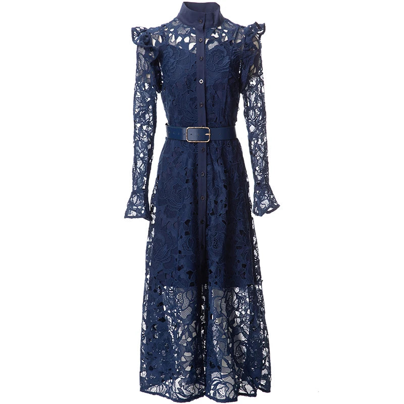 DRESS STYLE - SY877-maxi dress-onlinemarkat-Navy Blue-XS - US 2-onlinemarkat