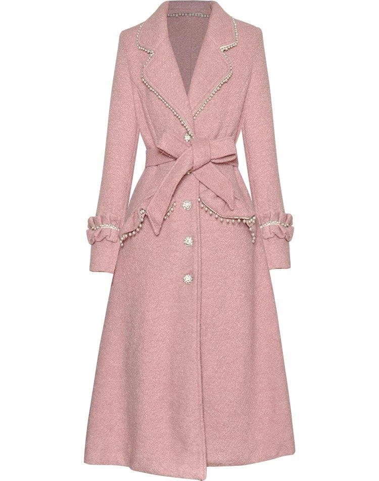 COAT STYLE - SY1685-jacket-onlinemarkat-Pink-S - US 4-onlinemarkat