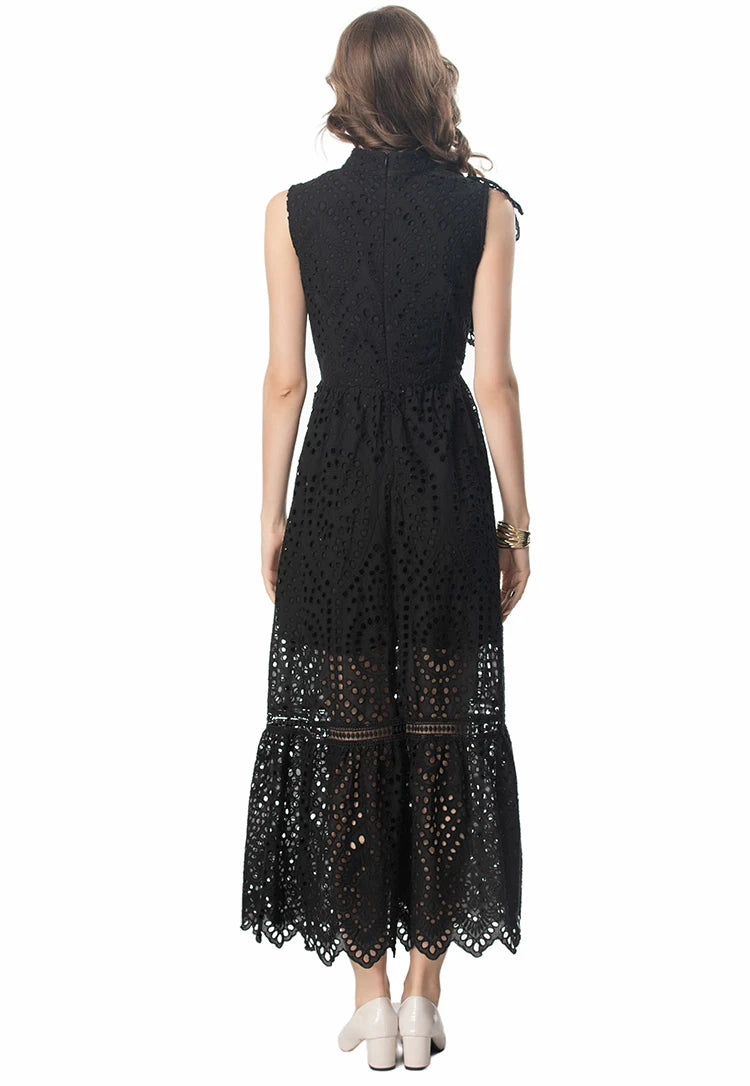 DRESS STYLE - SY1303-maxi dress-onlinemarkat-Black-XS - US 2-onlinemarkat