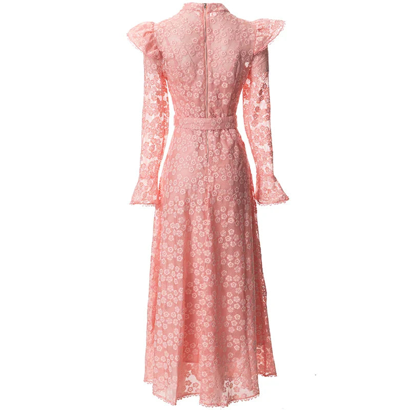 DRESS STYLE - SY876-maxi dress-onlinemarkat-Pink-XS - US 2-onlinemarkat