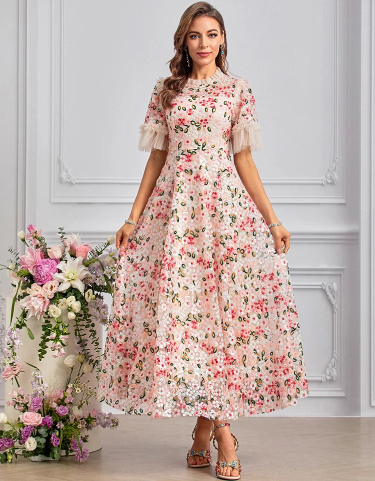 DRESS STYLE - SY1437-maxi dress-onlinemarkat-Pink-XS - US 2-onlinemarkat