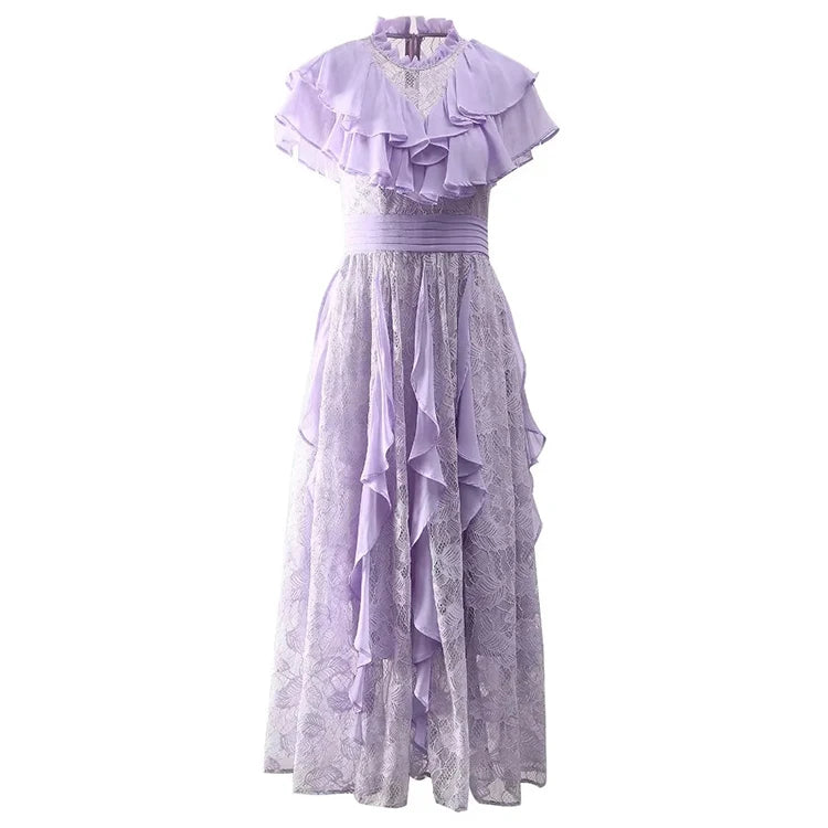 DRESS STYLE - SY997-maxi dress-onlinemarkat-Lavender-XS - US 2-onlinemarkat