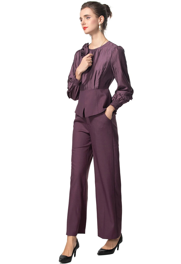 SUIT STYLE - SY1572-Suits and Sets-onlinemarkat-Purple-XS - US 2-onlinemarkat