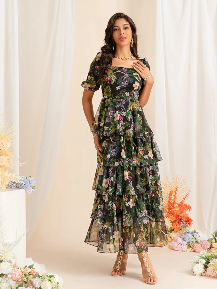 DRESS STYLE - SY1462-maxi dress-onlinemarkat-MULTI-XS - US 2-onlinemarkat