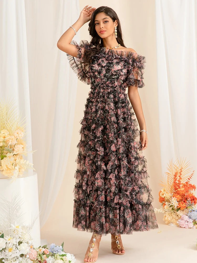 DRESS STYLE - SY1111-maxi dress-onlinemarkat-Mixed Color-XS - US 2-onlinemarkat