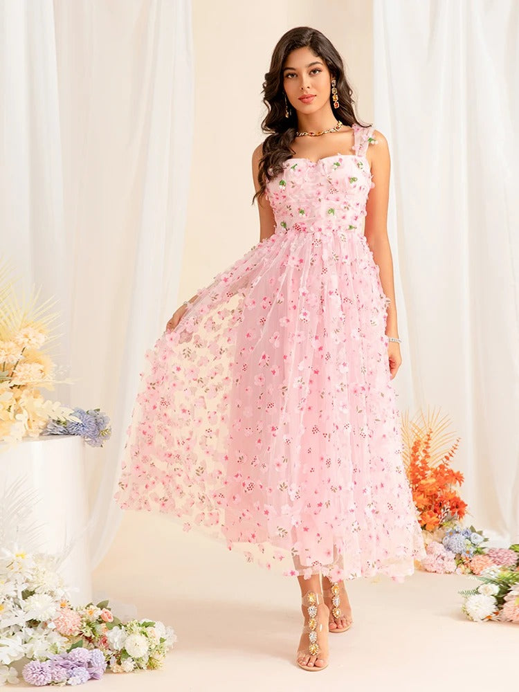 DRESS STYLE - SY1130-maxi dress-onlinemarkat-Pink-XS - US 2-onlinemarkat