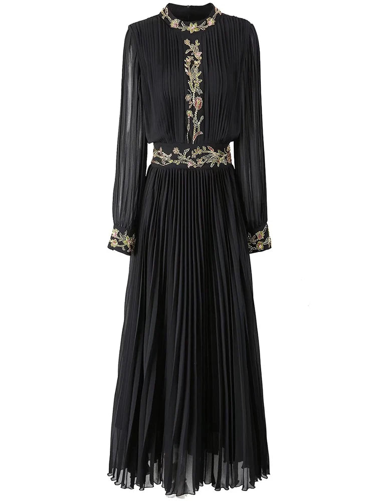 DRESS STYLE - SY1852-maxi dress-onlinemarkat-XS - US 2-black-onlinemarkat