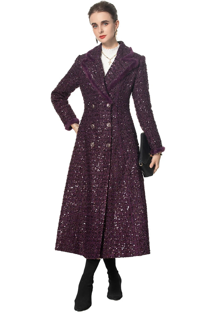 COAT STYLE - SY1667-jacket-onlinemarkat-PURPLE-XS - US 2-onlinemarkat