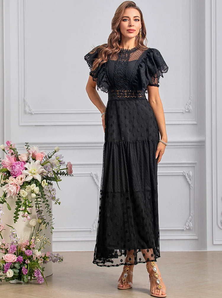 DRESS STYLE - SY1453-maxi dress-onlinemarkat-black-XS - US 2-onlinemarkat