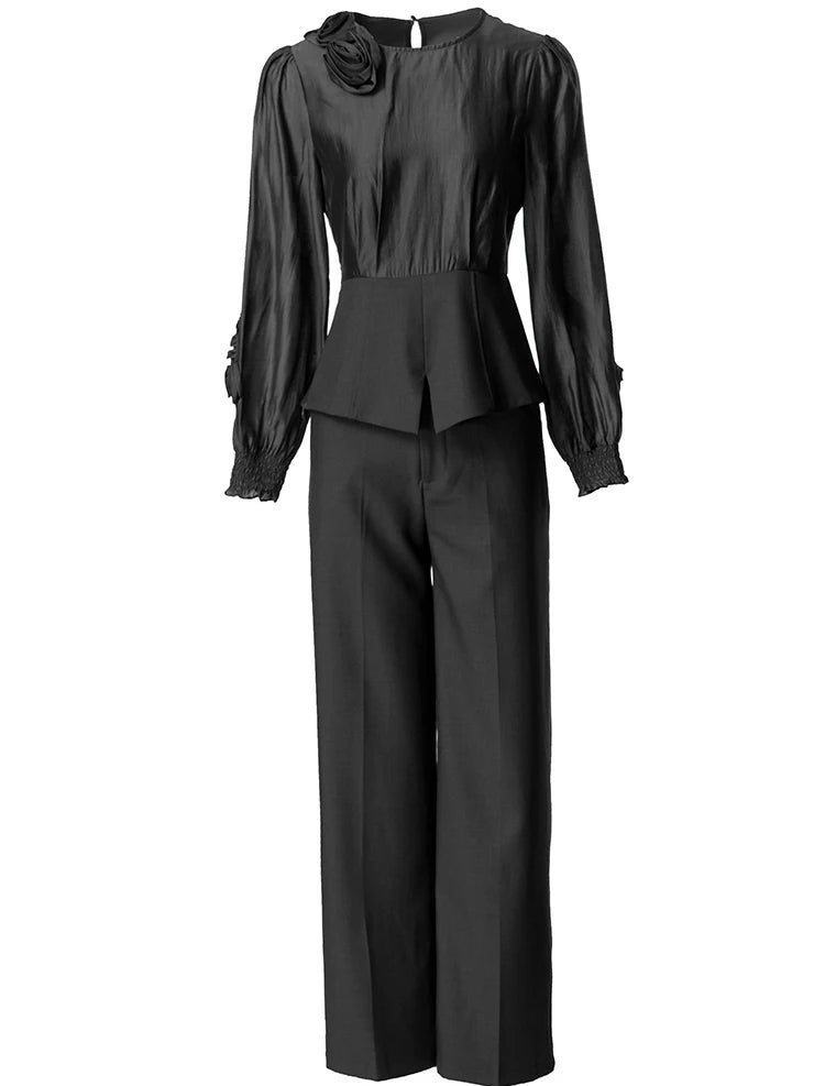 SUIT STYLE - SY1572-Suits and Sets-onlinemarkat-Black-XS - US 2-onlinemarkat