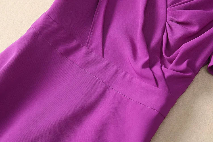 DRESS STYLE - SY1269-Midi Dress-onlinemarkat-PURPLE-XS - US 2-onlinemarkat