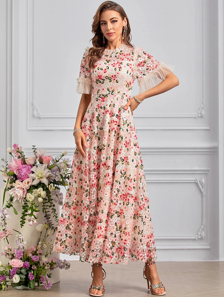 DRESS STYLE - SY1437-maxi dress-onlinemarkat-Pink-XS - US 2-onlinemarkat