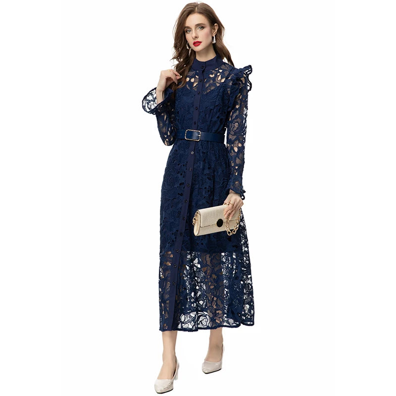 DRESS STYLE - SY877-maxi dress-onlinemarkat-Navy Blue-XS - US 2-onlinemarkat