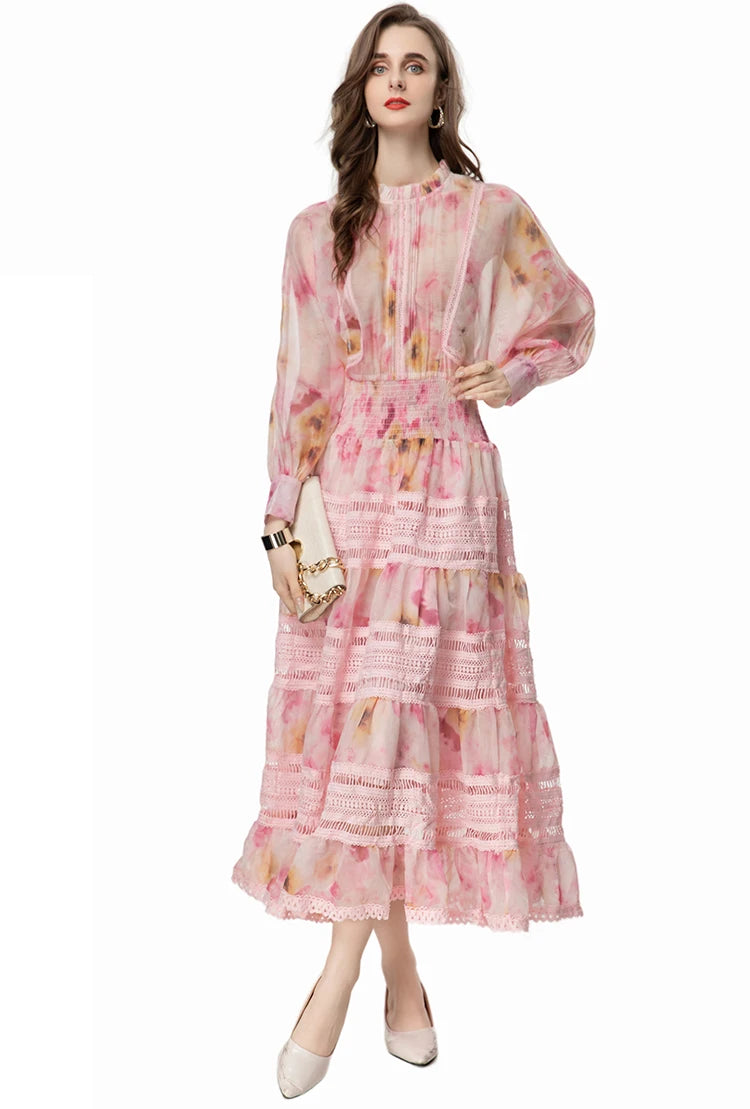 DRESS STYLE - SY987-maxi dress-onlinemarkat-Pink-XS - US 2-onlinemarkat