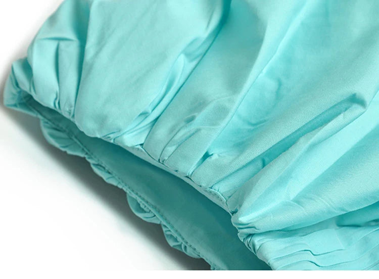 DRESS STYLE - SY1086-Midi Dress-onlinemarkat-Turquoise-XS - US 2-onlinemarkat