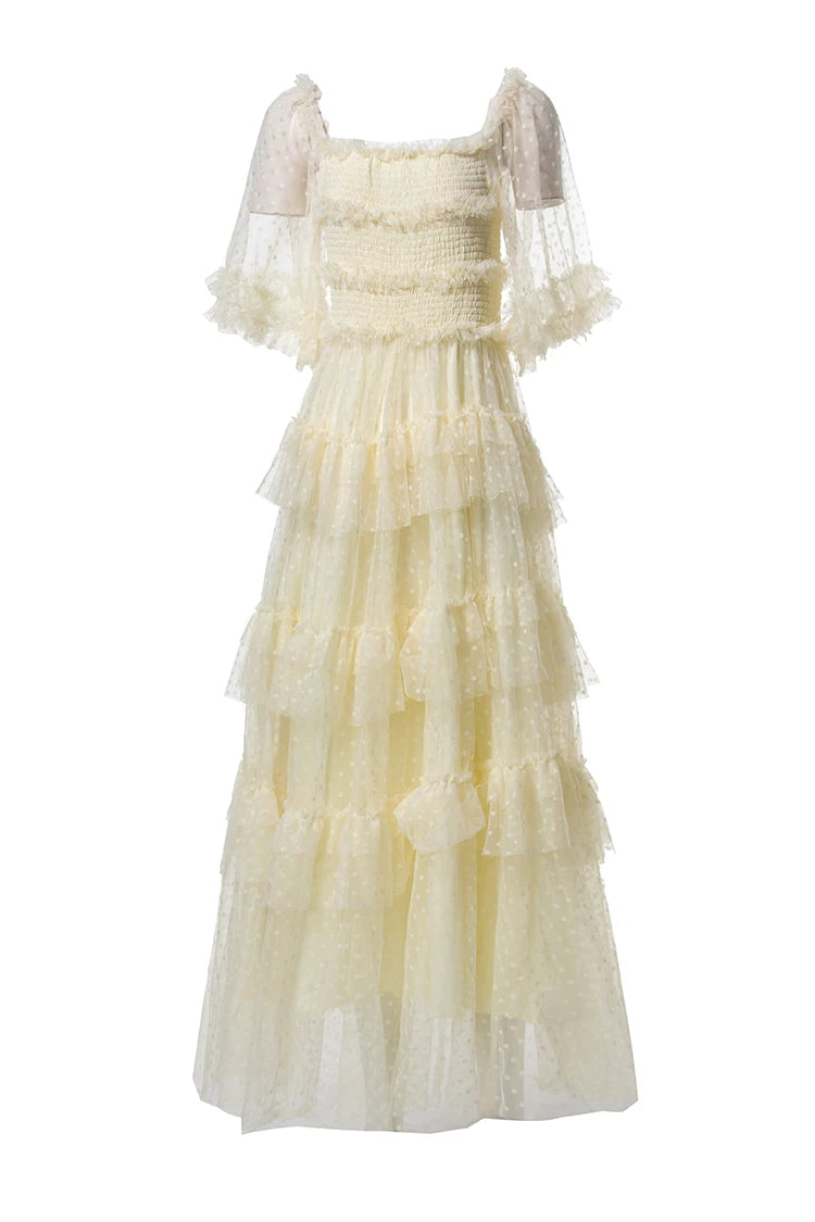 DRESS STYLE - SY1070-maxi dress-onlinemarkat-Light Yellow-XS - US 2-onlinemarkat