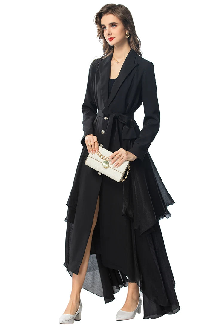 COAT STYLE - SY1401-jacket-onlinemarkat-Black-S - US 4-onlinemarkat