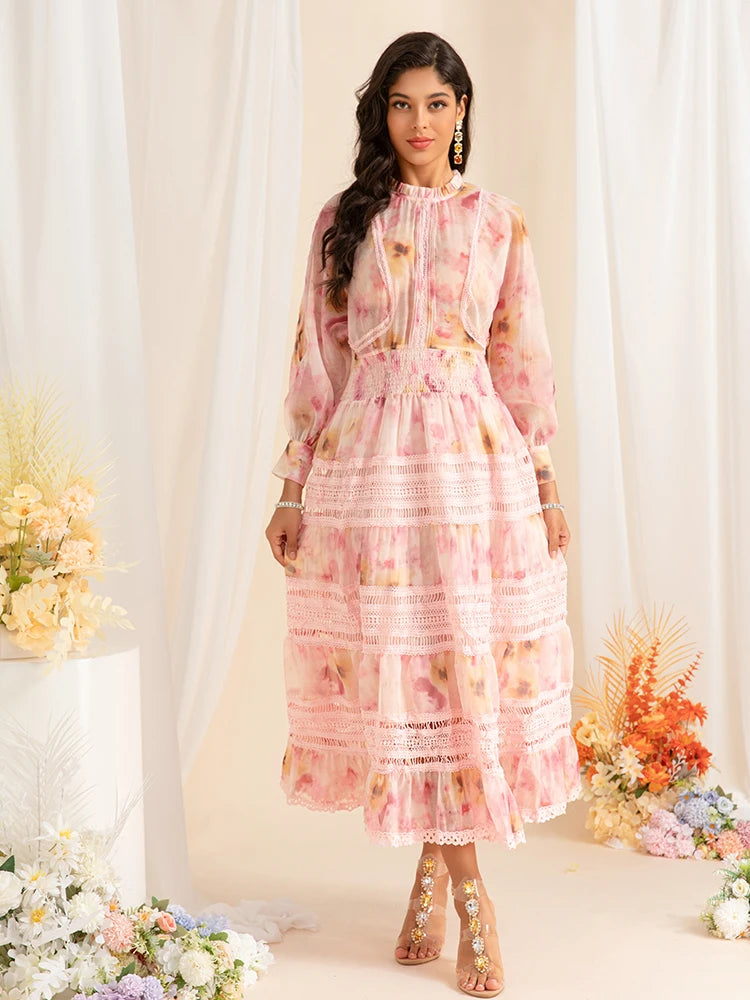 DRESS STYLE - SY1466-maxi dress-onlinemarkat-Pink-XS - US 2-onlinemarkat