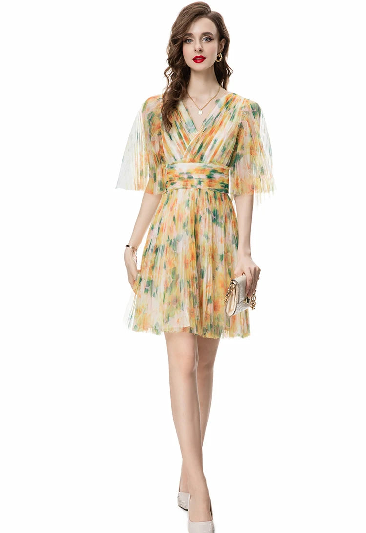 DRESS STYLE - SY1021-short dress-onlinemarkat-Mixed Color-XS - US 2-onlinemarkat