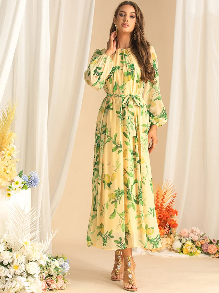 DRESS STYLE - SY1598-maxi dress-onlinemarkat-Yellow-S - US 4-onlinemarkat