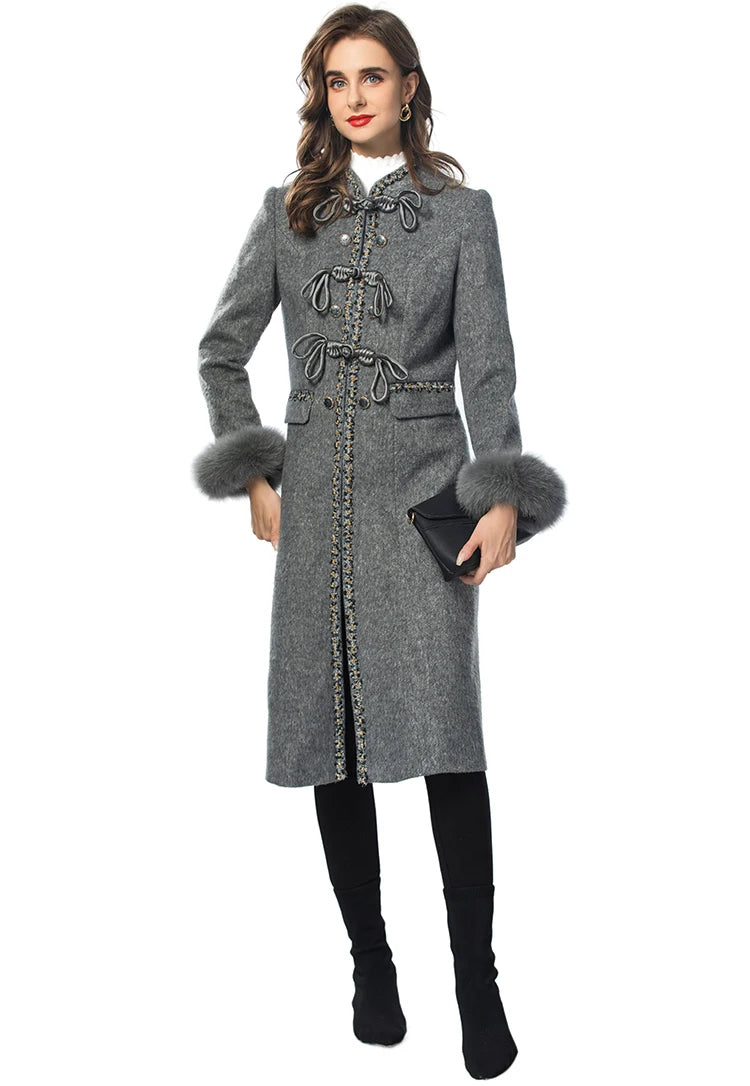 COAT STYLE - SY1414-jacket-onlinemarkat-GRAY-XS - US 2-onlinemarkat