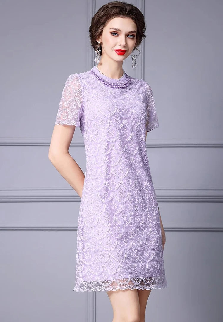 DRESS STYLE - SY1258-short dress-onlinemarkat-Light Purple-S - US 4-onlinemarkat