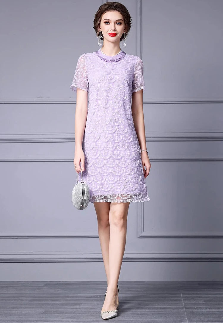 DRESS STYLE - SY1258-short dress-onlinemarkat-Light Purple-S - US 4-onlinemarkat