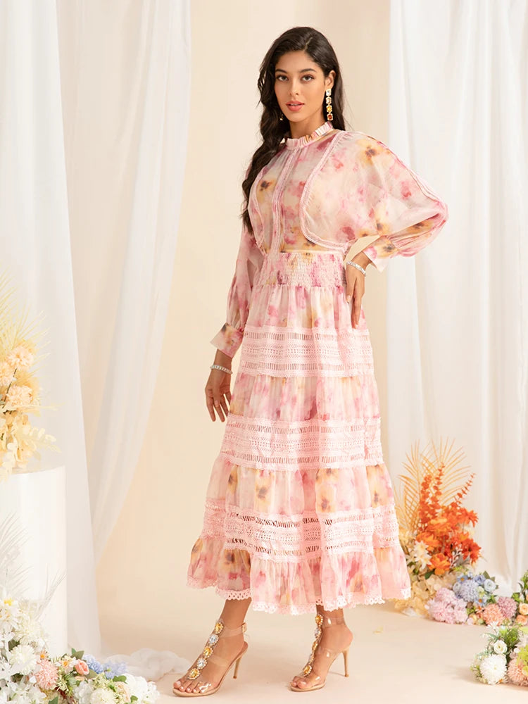 DRESS STYLE - SY1466-maxi dress-onlinemarkat-Pink-XS - US 2-onlinemarkat