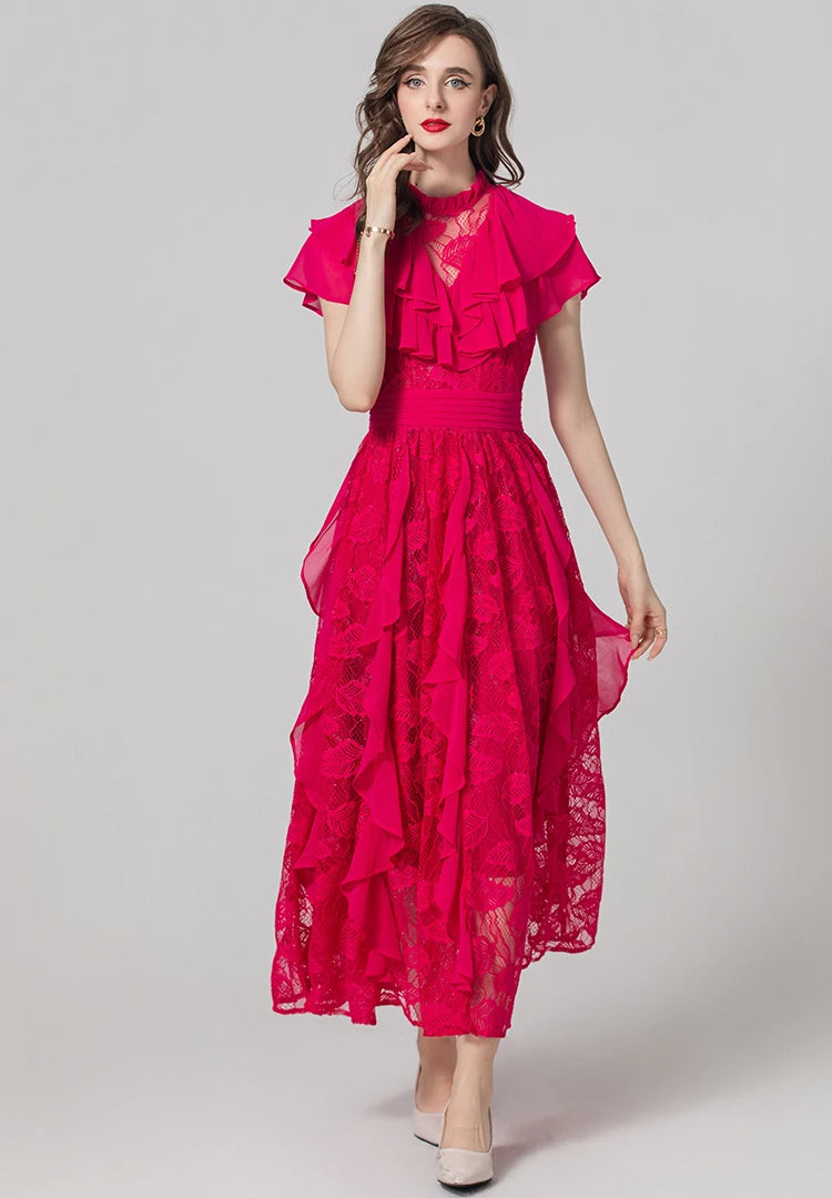 DRESS STYLE - SY989-maxi dress-onlinemarkat-Red-XS - US 2-onlinemarkat
