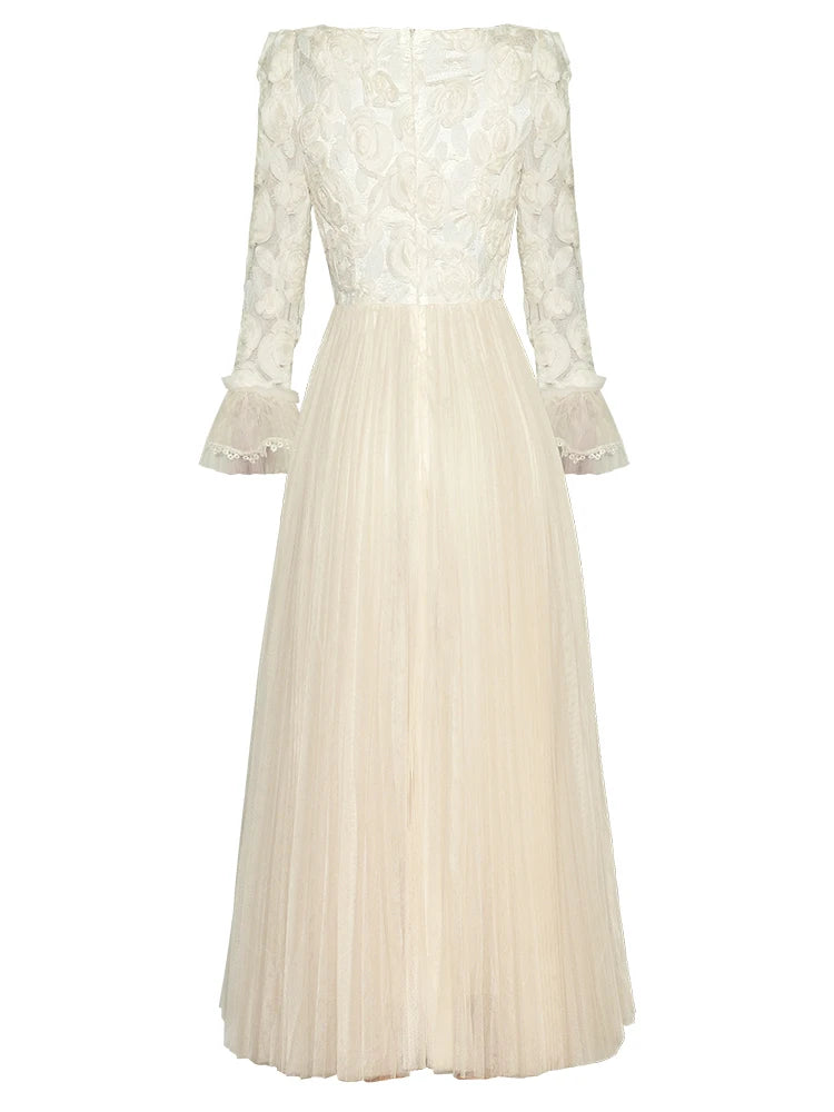 DRESS STYLE - SY1087-Midi Dress-onlinemarkat-WHITE-XS - US 2-onlinemarkat
