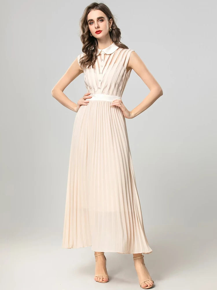 DRESS STYLE - SY1922-maxi dress-onlinemarkat-XS - US 2-Khaki-onlinemarkat