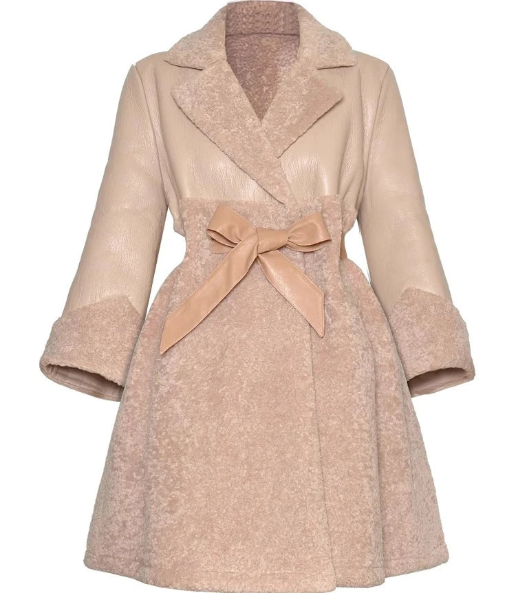 COAT STYLE - SY1623-jacket-onlinemarkat-Champagne-S - US 4-onlinemarkat