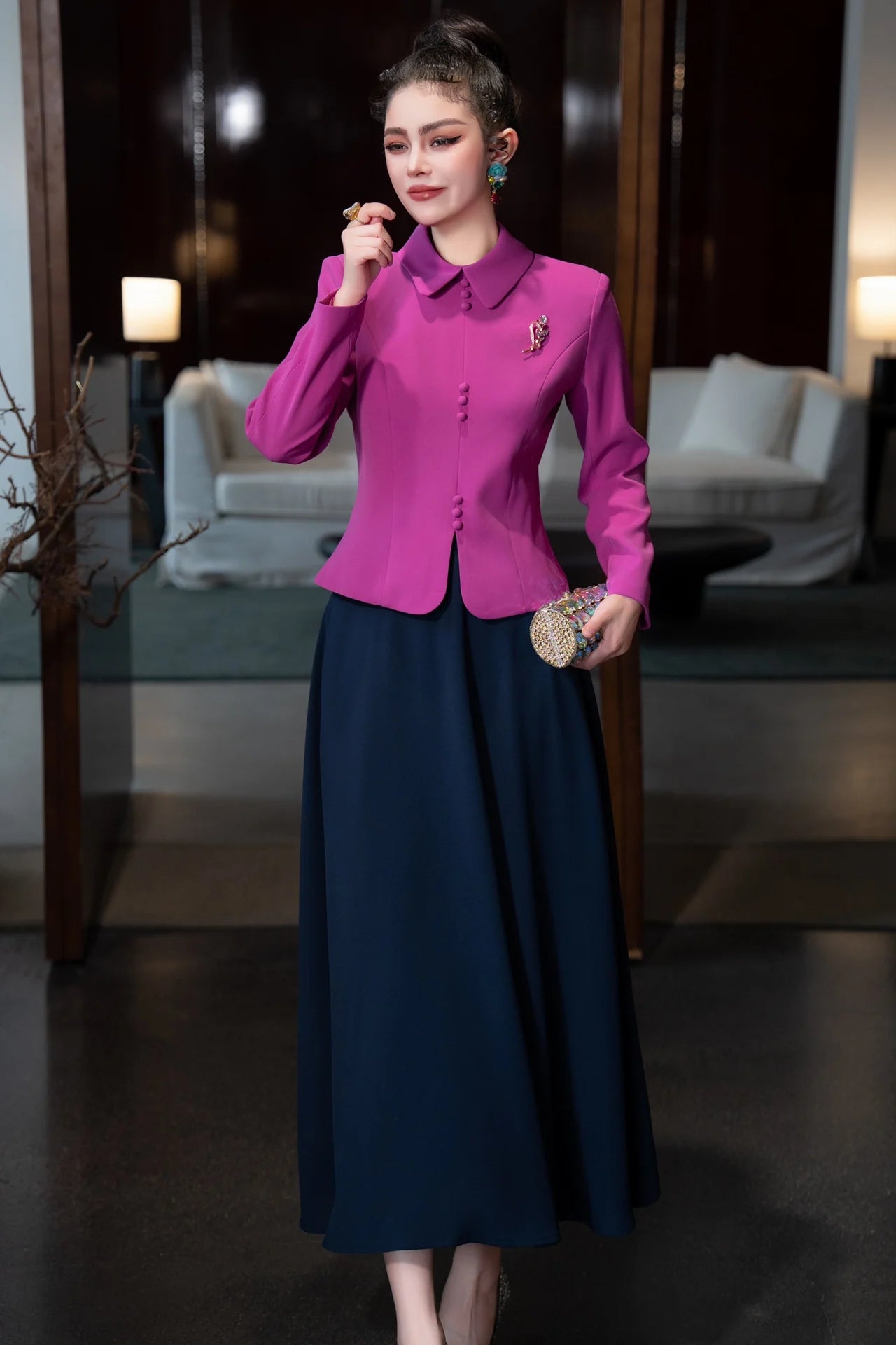 SUIT STYLE - SY1733-Suits and Sets-onlinemarkat-XS - US 2-onlinemarkat