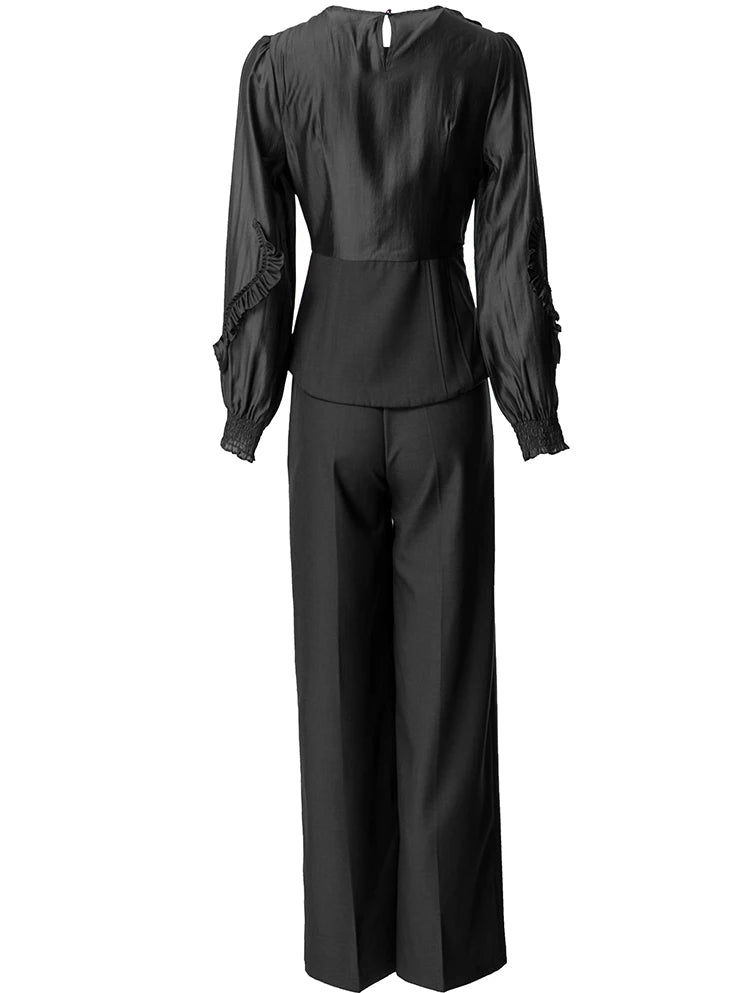 SUIT STYLE - SY1572-Suits and Sets-onlinemarkat-Black-XS - US 2-onlinemarkat