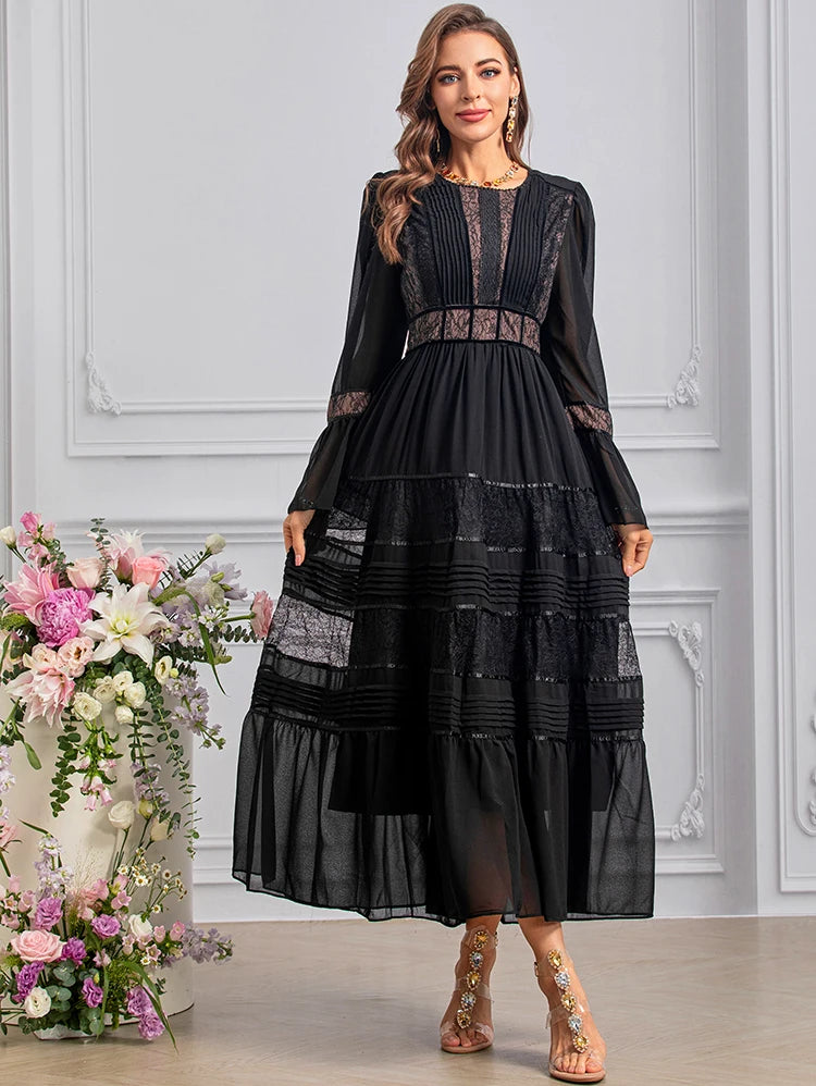 DRESS STYLE - SY1450-maxi dress-onlinemarkat-black-XS - US 2-onlinemarkat