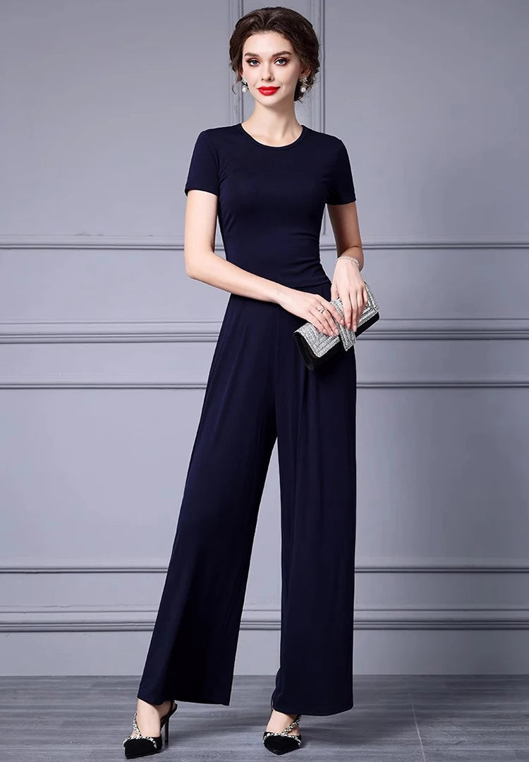 SUIT STYLE - SY1322-Suits and Sets-onlinemarkat-Navy Blue-XS - US 2-onlinemarkat