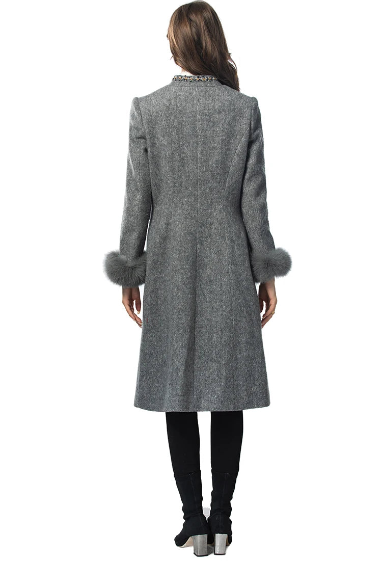 COAT STYLE - SY1414-jacket-onlinemarkat-GRAY-XS - US 2-onlinemarkat